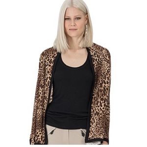 Croft & Barrow Cardigan layered 2-piece Leopard print cardigan Size L